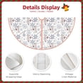thumbnail image 3 of Sikiie Elegant ice skates snowflakes Christmas Tree Skirt, Christmas Tree Decorations, Christmas Decor, Tree Mat Decoration(30-48IN)-36", 3 of 6