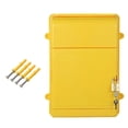 thumbnail image 2 of Buzón de pared BLESIY con cerradura organizador de sugerencias 13,5 x 10 x 4 pulgadas Amarillo, 2 of 8