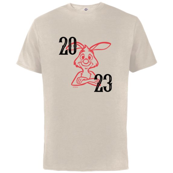 Disney Winnie the Pooh 2023 Year of the Rabbit - Short Sleeve Cotton T-Shirt for Adults - Customized-Putty