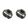 thumbnail image 2 of senveriont Watch Band Exquisite Sweet Gift Replaced Part Craftsmanship Breathable Simple Design Handy Installation Silicone Strap Camouflage green 2Set, 2 of 6