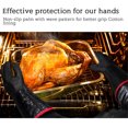 thumbnail image 1 of Baohd 2Pcs Gloves Heat Oil Splash Resistant Neoprene Mitten Waterproof Non-slip Gloves, 14 Inch, 1 of 7