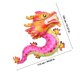thumbnail image 2 of Hytrove 5Ud Globo Dragón Rosa Para De Fiesta Año Nuevo Chino Con Material Resistente, 2 of 8