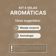 thumbnail image 4 of Kit 6 Velas De Soya | Pétalos De Rosa, Vainilla, Canela, Palomita Caramelizada, Café y Pumpkin Spice | Duración 32 Hrs | B Life., 4 of 5