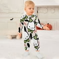 thumbnail image 3 of Pochacco Baby Footless Rompers, Long Sleeve Baby Onesie Jumpsuit for Boys Girls, 3 of 8