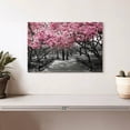 thumbnail image 2 of Elephant Stock Central Park Ny Cherry Blossoms Wall Art - Horizontal Canvas Wall Art - Living Room Wall Decor - Floral And Botanical Canvas - Pink And Gray Decor - 12" x 8", 2 of 8