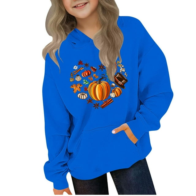 Chandail en Molleton Garçons Filles Manches Longues Enfants Halloween Hauts Tout-Petits