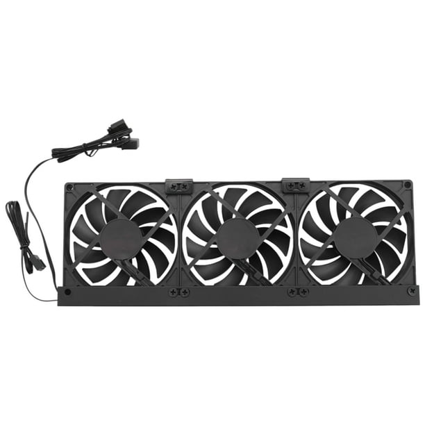 Universal GPU Cooling Fan 3X90mm Sync Lighting 5V Addressable Silent Chassis PCI Graphics Card Fan Walmart.com