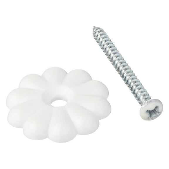 Mobile Home/RV Ceiling Rosette Buttons with Rosette Screws-250 Count