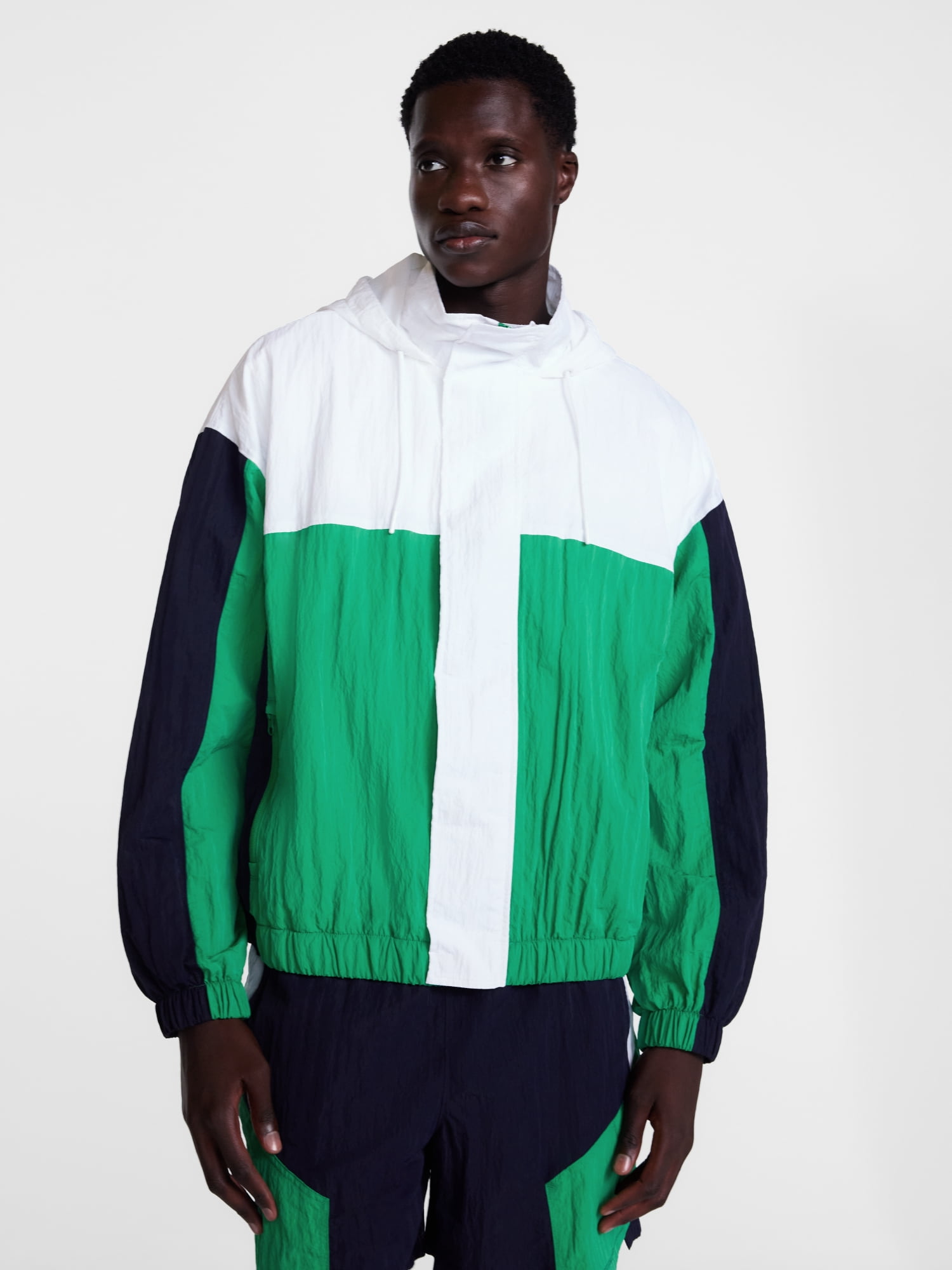 Avia Men's Retro Colorblocked Full Zip Track Jacket, Sizes XS-3XL