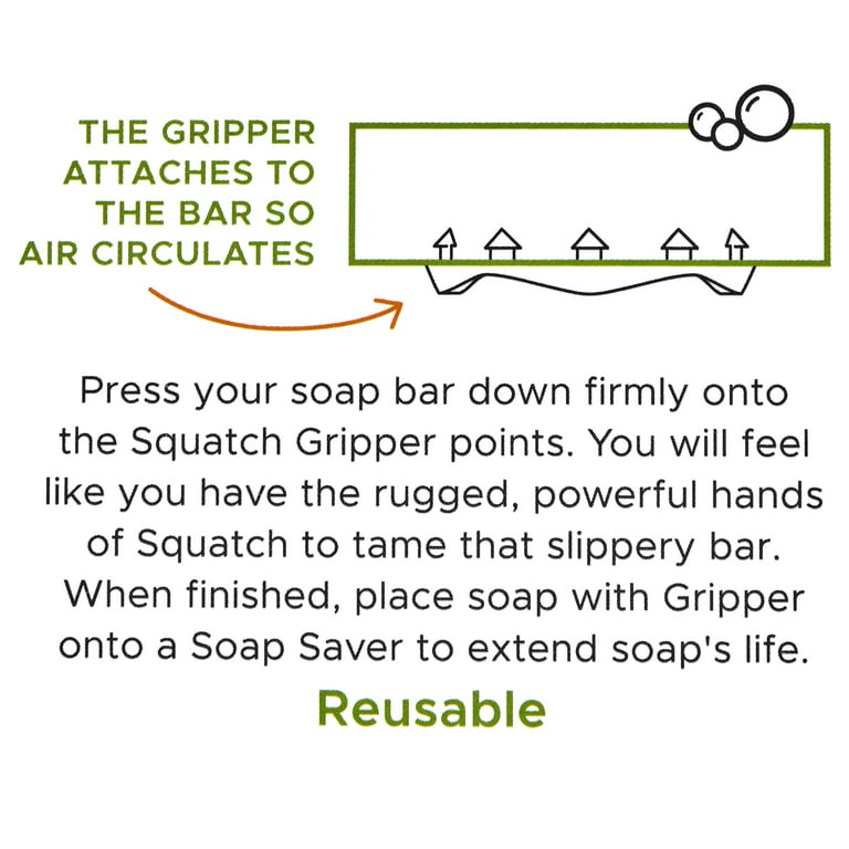Simple Soap Dish for Square Soap Compare to Dr. Squatch Soap Saver