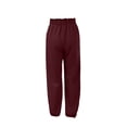 thumbnail image 5 of Casual Pants for Women 2026 Spring Fall Cotton Linen Elastic High Waist Drawstring Straight Leg Pants with Pockets, 5 of 5