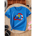 thumbnail image 2 of Hispanic Heitage Month With 2 Rings Design Iron-On Graphic Tees With 100% Cotton Fabric,Suitable for Boys And Girls,Size From 3T-13Y,Ideal Gift for Kids, 2 of 4