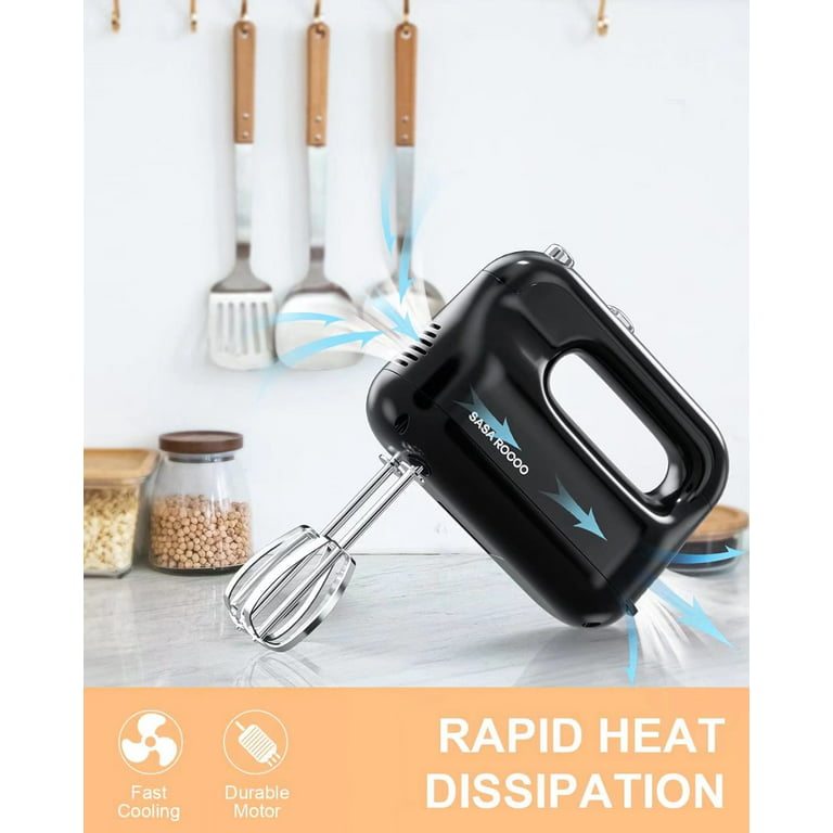 Electric Whisk, Multi Purpose Stainless Steel Durable Rustproof Mini Hand  Mixer Fast Motor for Paint for Beverage for Pigment