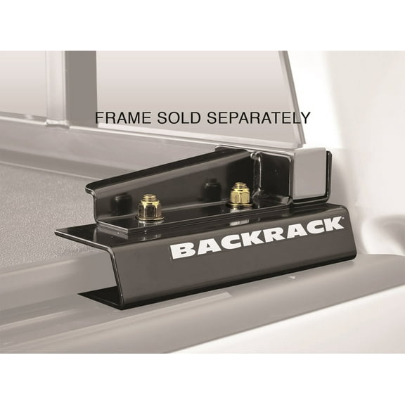 BACKRACK by RealTruck | Hardware Kit for use w/ Wide-Top Tonneau, Black, No Drill | 50123 | Compatible with 2015-2024 Ford F-150; 2022-2024 Ford F-150 Lightning