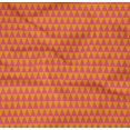 thumbnail image 5 of oneOone Organic Cotton Poplin Twill Fabric Triangle Geometric Printed Craft Fabric BTY 42 Inch Wide, 5 of 5