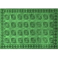 thumbnail image 1 of Ahgly Company Indoor Rectangle Southwestern Emerald Green Country Area Rugs, 2' x 5', 1 of 4