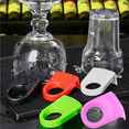 thumbnail image 4 of ABS Drink Clips Bottle Buckle Holders Beer Cocktail Snap for Schooner & Goblet Glasses-Pink, 4 of 5