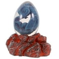 thumbnail image 1 of 1 Ensemble d'Ufs de Dragon en Lave avec Base Lumineuse pour Cadeau, 1 of 7