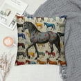 thumbnail image 2 of Shiartex  Horse Pillow,Horse Pillow Covers Horse Decor，Horse Pillow for Girls,Horse Decor Cushion Cover for Bedroom Girls Room,Horse Room Decor,Horse Decor for Girls Room White, 2 of 5