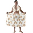 thumbnail image 7 of Colevkie 2 Pcs Men's Wearable Bath Skirt & Towel Set Quick Drying and Absorbent Bathroom Wrap Set for Home Spa Hotel Beach with Adjustable Closure, 7 of 7