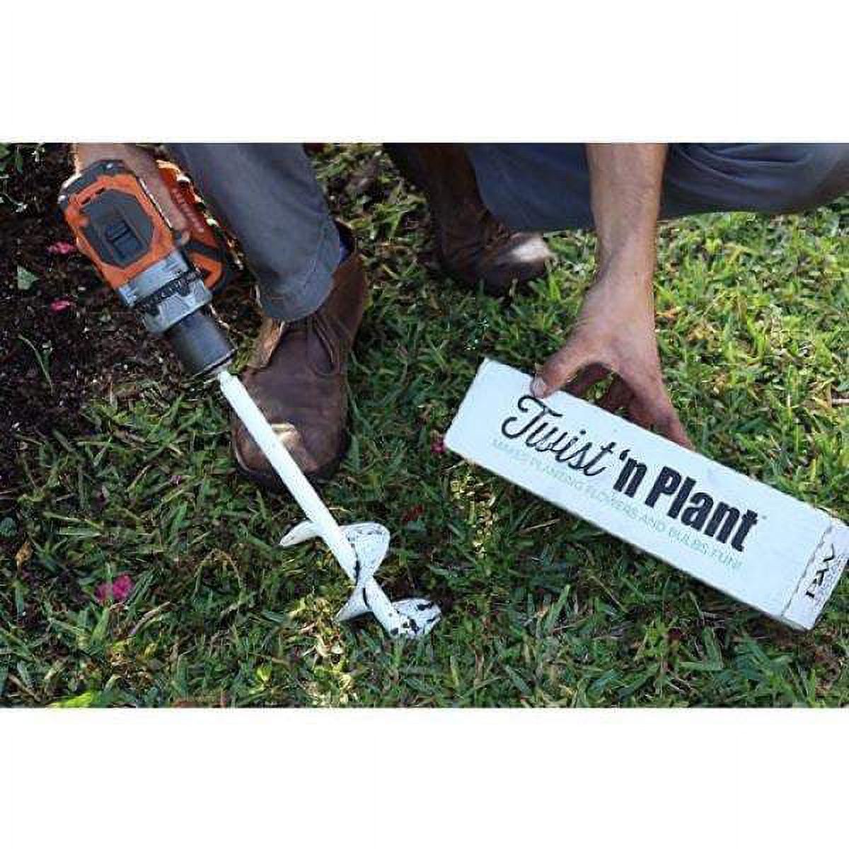 Proven Winners 3" x 24" Twist 'n Plant® Extended Gardening Auger, Garden Tool