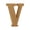 V, variant on KUHBRCA Designable Wood Letters Unfinished Wood Letters for Wall Decor Decorative Standing Letters Slices Sign Board Decoration for Craft Home Party Projects V