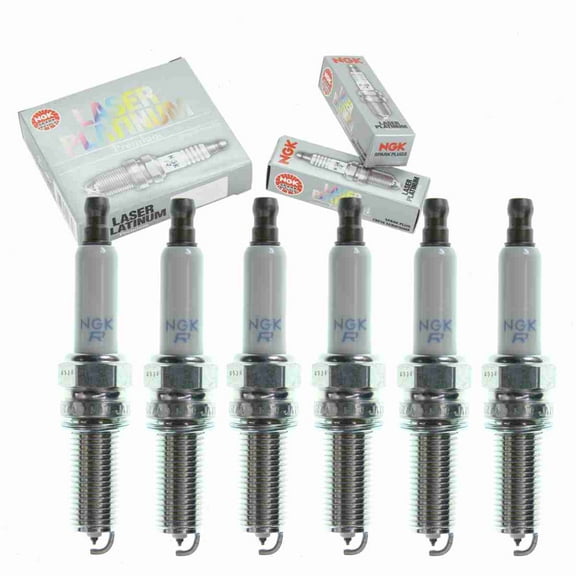 6 pc NGK Laser Platinum Spark Plugs compatible with Mercedes-Benz E350 3.5L V6 2006-2011
