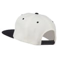 thumbnail image 3 of Wow Embroidered Snapback Cap - Natural Black OSFM, 3 of 5