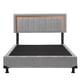 thumbnail image 1 of Box Base Cama Matrimonial + Cabecera Ventur Trinity Gris Duk, 1 of 7