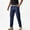 Dark Blue, variant on WIZUTIZ Men's Straight Leg Cargo Work Pants Multi Large Side Pockets Reinforced Trousers For Work Hiking Camping Travel Outdoor Daily Casual