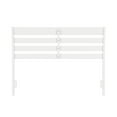 thumbnail image 3 of AFI Savannah Full Solid Wood Headboard with Attachable Charger, White, 3 of 8