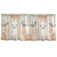 thumbnail image 7 of Yayeee Kitchen Curtains Tier Set of 2 Light Filtering 57"x24" Over Sink Window Panels, Halloween Ghosts, 7 of 7