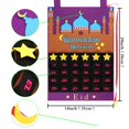 thumbnail image 4 of Advent Calendar 2020 Ramadan Decorations30 Days Eid Mubarak Hanging Felt Countdown Calendar for Kids Eid Gifts Ramadan Decoratio, 4 of 4