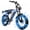 Blue, variant on ESKUTE V300 Electric Dirt Bike for Adults & Teens, 1500W Motor, 30+MPH Max Speed, 52V 20.8Ah Removable Battery, 20" x 4.0" Fat Tires, 7-Speed, NFC Unlock Black, UL2849
