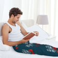 thumbnail image 7 of Mens Pajama Pants, Happy Father's Day (3) Soft Sleep & Lounge Pants for Men, Cuteness Casual PJ Bottoms Pants with Pockets, 7 of 7
