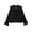 Black, variant on Womens Long Sleeve Shirts Doll Collar Button Down Blouse Casual Spring Ruffled Tops Pink S