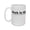 white, variant on "Work In Silence" 15oz Minimalist Ceramic Mug - Durable & Stylish Drinkware for the Focused