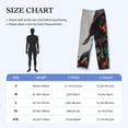 thumbnail image 4 of Bixox Men's Fantasy Wizard Dog Art Patterned Pajama Pants with Pockets Lounge Clothes for Home, 4 of 5