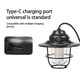 thumbnail image 5 of Fiudx Lámpara Colgante para Exteriores, 4 Modos de Iluminación, Recargable E Impermeable, Diseño Portátil y Práctico, Ideal para Acampar y Hacer Senderismo, Material Abs Duradero, Compacta y Portátil, 5 of 7