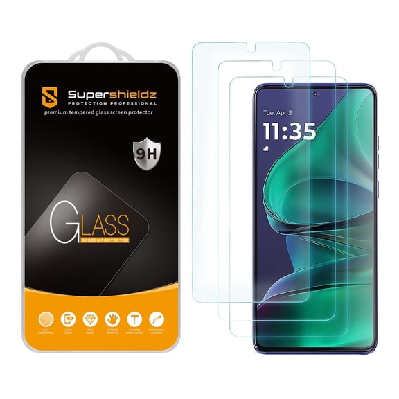 (3 Pack) Supershieldz Designed for Motorola Moto G Stylus (2025/ 2026) Tempered Glass Screen Protector, Anti Scratch, Bubble Free