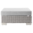 thumbnail image 3 of Modway Conway Outdoor Patio Wicker Rattan Ottoman in Light Gray Gray, 3 of 8