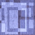 thumbnail image 1 of Ahgly Company Indoor Square Abstract Blue Modern Area Rugs, 7' Square, 1 of 4