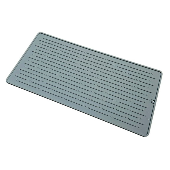 Mat Dish Drying Kitchen Silicone Sink Pot Rubber Draining Drainer Countertop Drain Pad Table Board Placemats Pan Holders