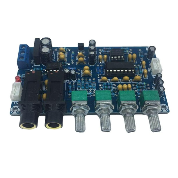 Módulo Amplificador de Micrófono Digital PT2399, Tablero de Reverberación, Karaoke, 12 V CA, XH-M173, Módulo de Fuente de Alimentación, PCB Electrónic Yotijar Placa de módulo de amplificador de micrófono DIY