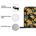 thumbnail image 4 of Daiia Sunflowers And Bird Pattern Oven Mitts and Pot Holders 4 pcs Set,High Heat Resistant 500 Degree Extra Thicken Long Kitchen Cotton Oven Glove, 4 of 6