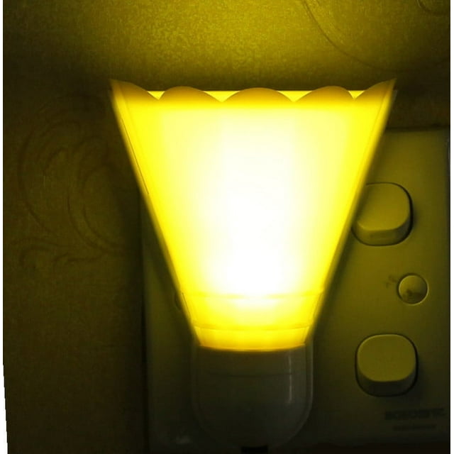 Luces de noche LED, luces de noche enchufables para adultos y niños, hermosas luces de pared de ensueño, dormitorio de baño, baño (bádminton)