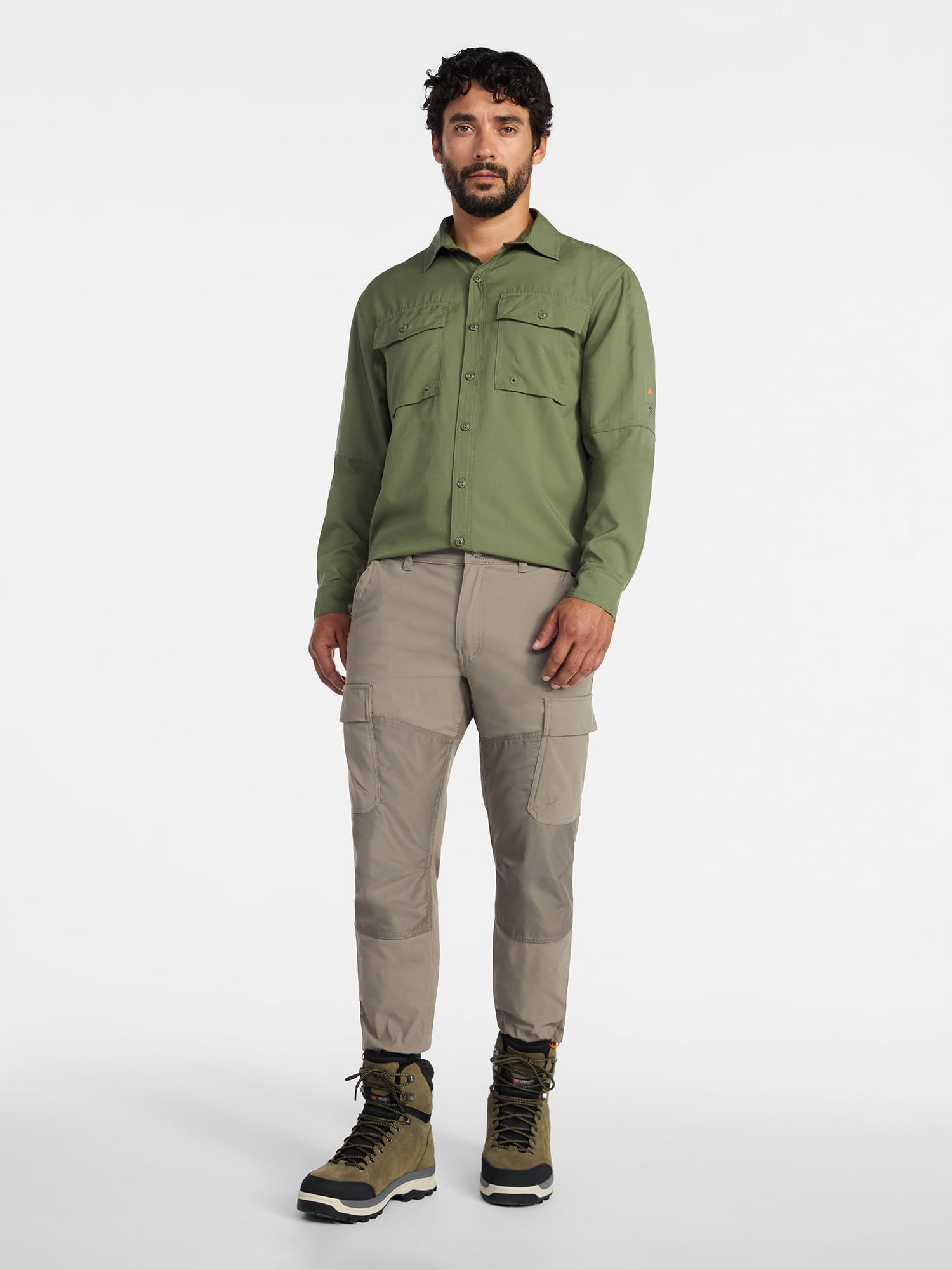 Ozark Trail Men's and Big Men's Cargo Pants, Sizes 30-46