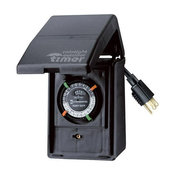 Intermatic HB11KD89 Heavy-Duty Outdoor Timer with Weatherproof Cover