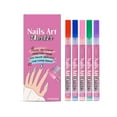 thumbnail image 2 of 5 Colors Nail Pens For Nail Art,Nail Art Pens Set, 2025 New Nail Art Markers Polish Pen for 3D Nail Art, Nail Art Tools for Graffiti Dotting Drawing Painting Point Liner Diy, 2 of 7