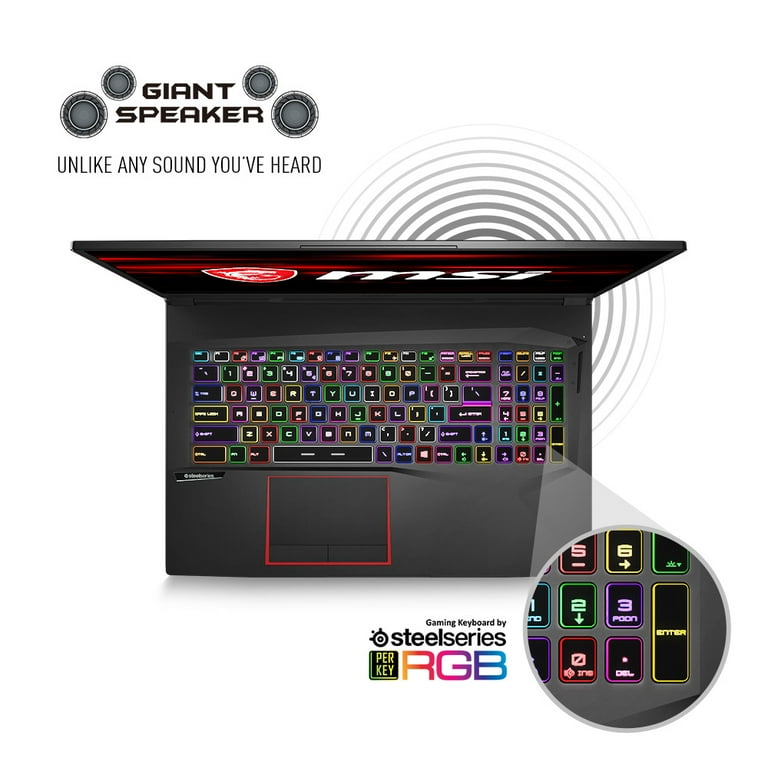 MSI GE75 Raider050 Gaming Laptop, 144Hz 3ms, Intel Core